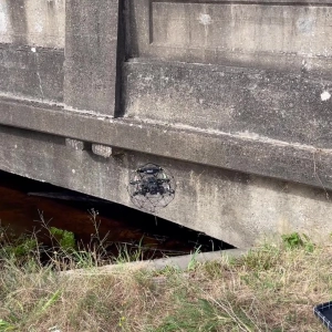 Confined space inspection of bridge abutments and underside using drone technology