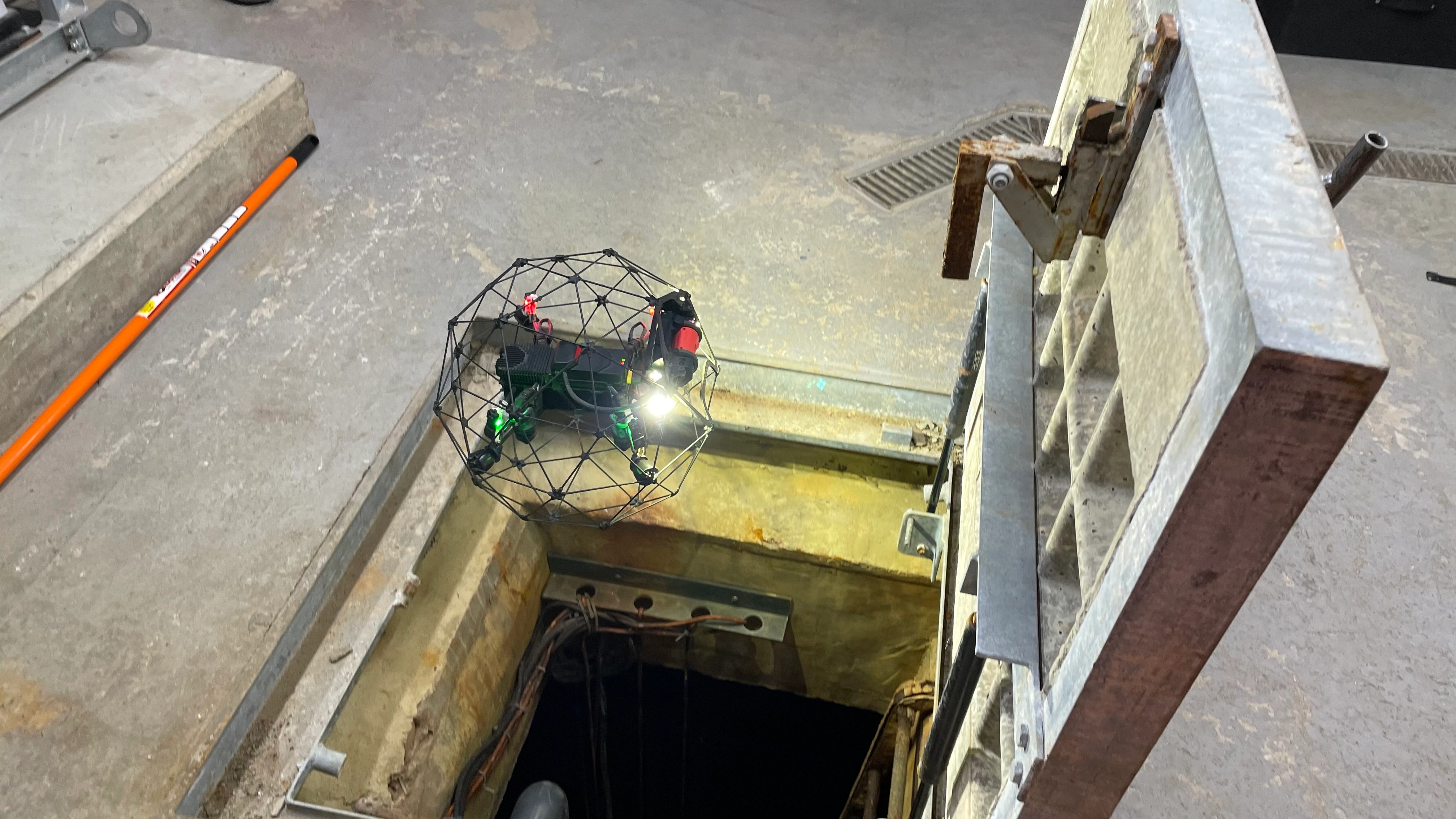 Why use a confined space team for inspections when confined space drone technology can be used instead