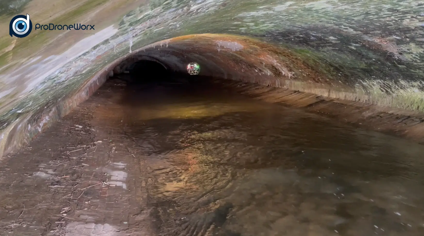 Culvert inspection using confined space drone techniques